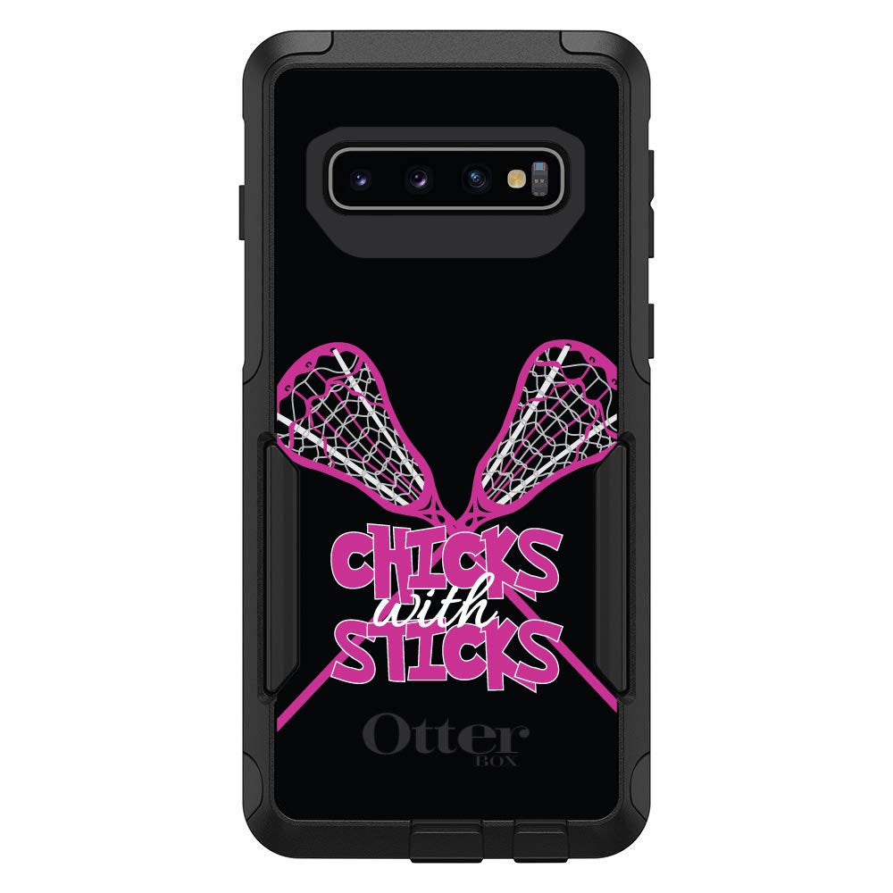 Hot Pink Lacrosse, Chicks with Sticks OtterBox Commuter Case for iPhone & Galaxy, view 7