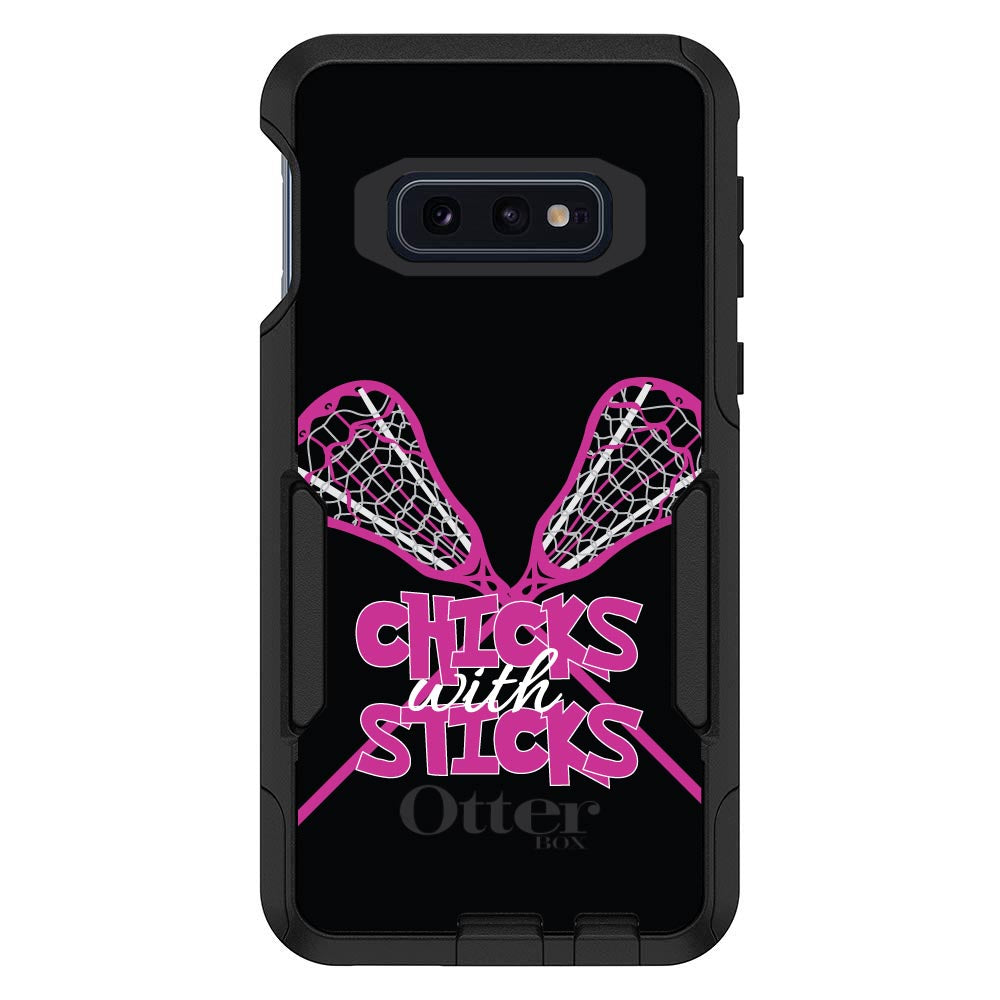 Hot Pink Lacrosse, Chicks with Sticks OtterBox Commuter Case for iPhone & Galaxy, view 8