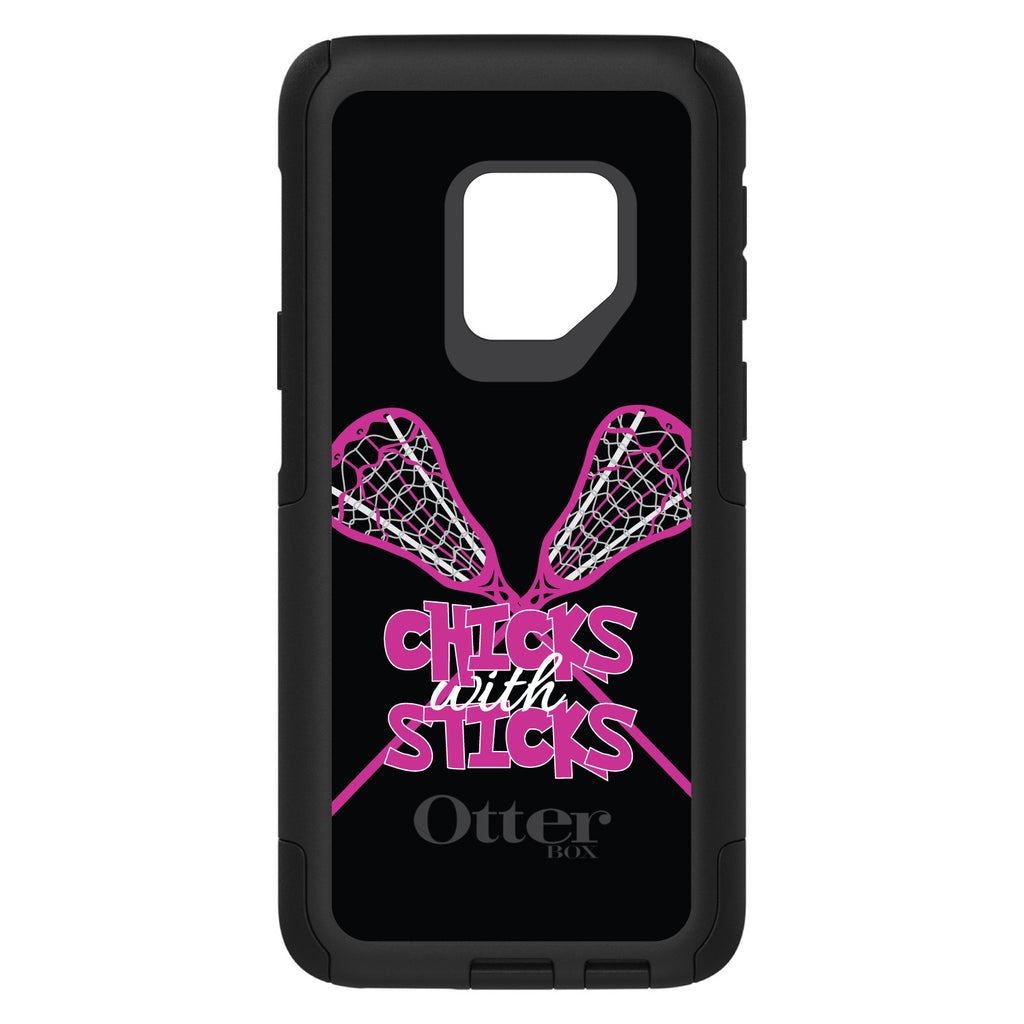 Hot Pink Lacrosse, Chicks with Sticks OtterBox Commuter Case for iPhone & Galaxy, view 9