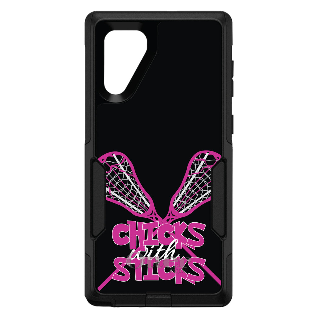 Hot Pink Lacrosse, Chicks with Sticks OtterBox Commuter Case for iPhone & Galaxy, view 13