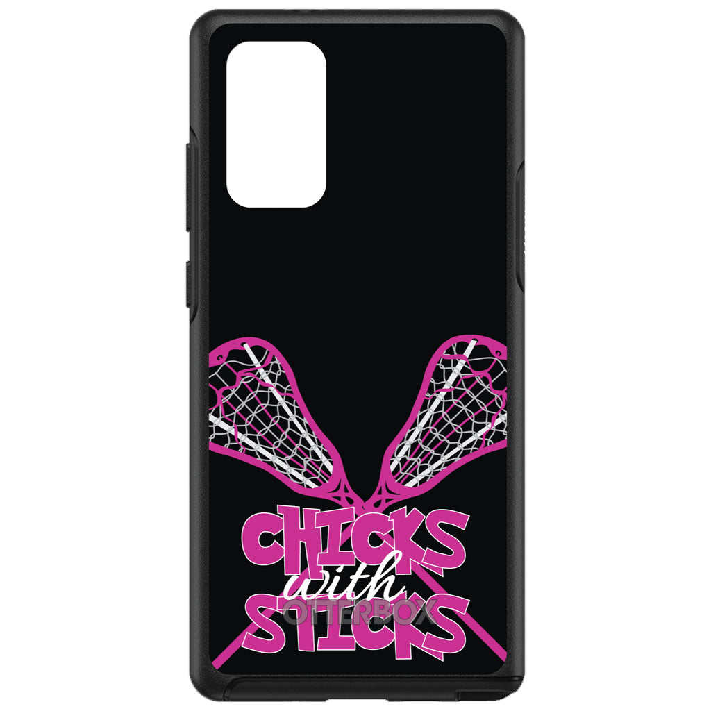 Hot Pink Lacrosse, Chicks with Sticks OtterBox Symmetry Case for iPhone & Galaxy, view 10
