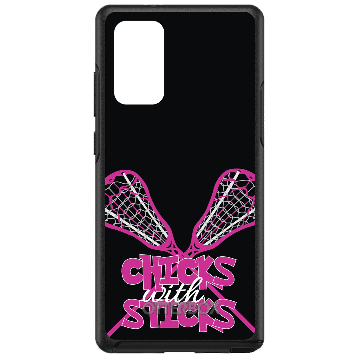 Hot Pink Lacrosse, Chicks with Sticks OtterBox Symmetry Case for iPhone & Galaxy, view 10