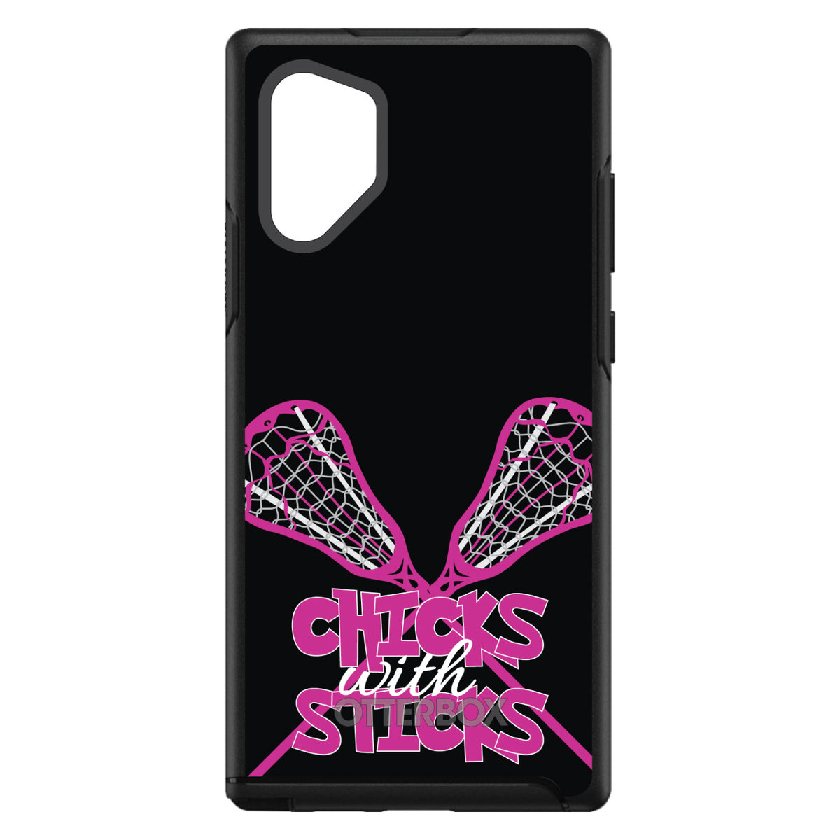 Hot Pink Lacrosse, Chicks with Sticks OtterBox Symmetry Case for iPhone & Galaxy, view 11