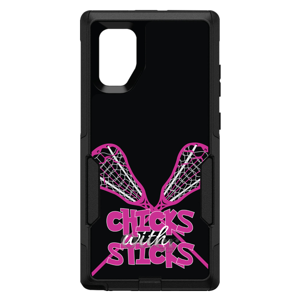 Hot Pink Lacrosse, Chicks with Sticks OtterBox Commuter Case for iPhone & Galaxy, view 14