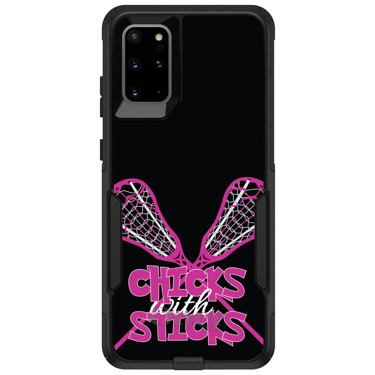 Hot Pink Lacrosse, Chicks with Sticks OtterBox Commuter Case for iPhone & Galaxy, view 6