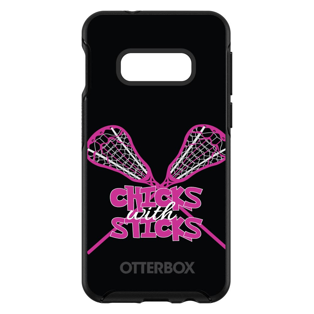 Hot Pink Lacrosse, Chicks with Sticks OtterBox Symmetry Case for iPhone & Galaxy, view 7