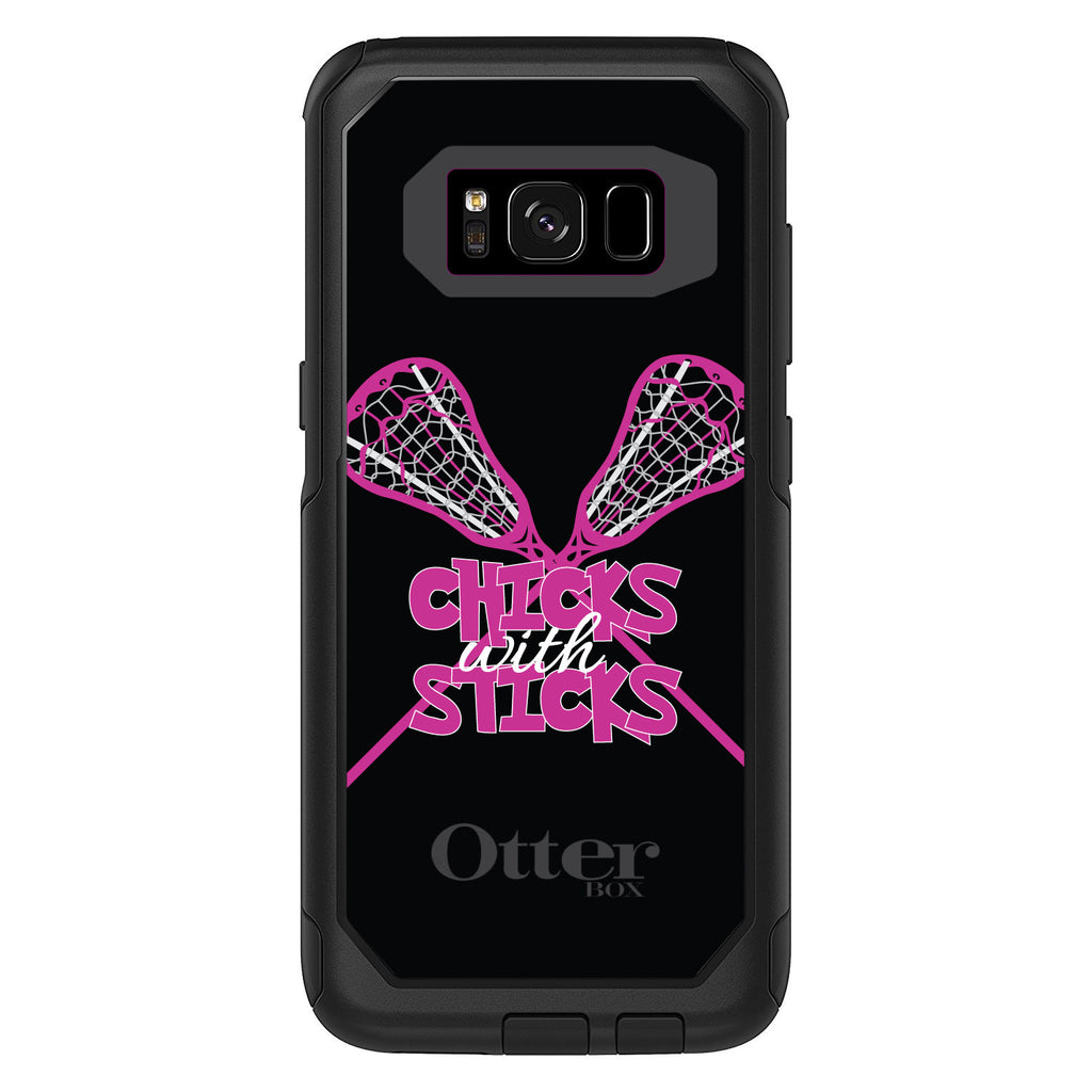 Hot Pink Lacrosse, Chicks with Sticks OtterBox Commuter Case for iPhone & Galaxy, view 10