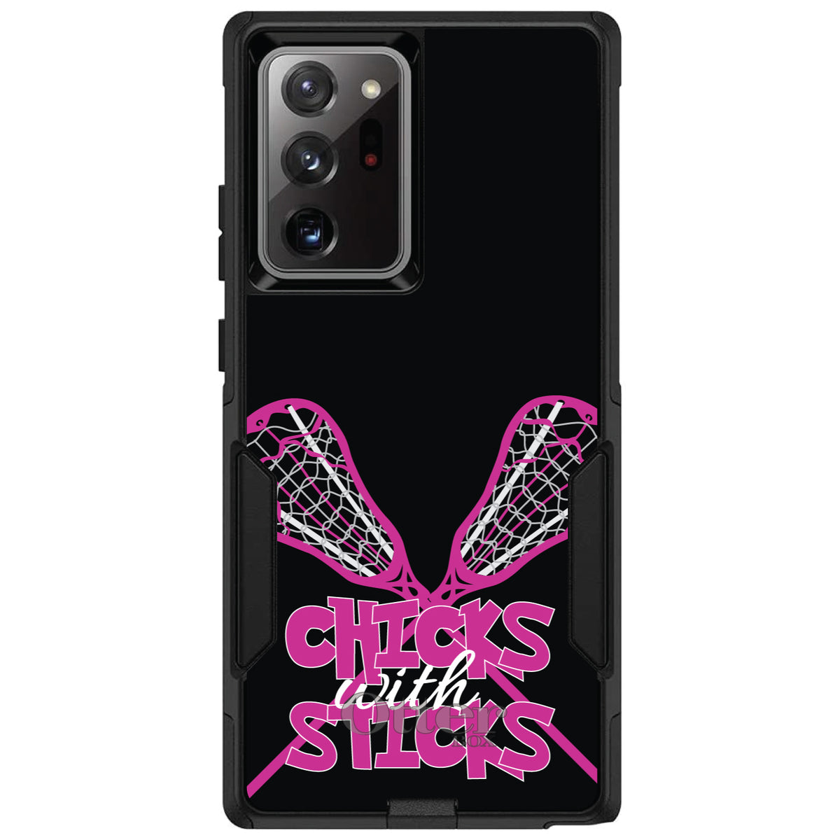 Hot Pink Lacrosse, Chicks with Sticks OtterBox Commuter Case for iPhone & Galaxy, view 12