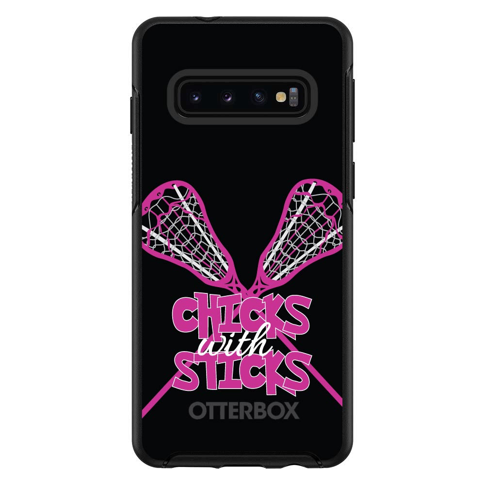 Hot Pink Lacrosse, Chicks with Sticks OtterBox Symmetry Case for iPhone & Galaxy, view 6
