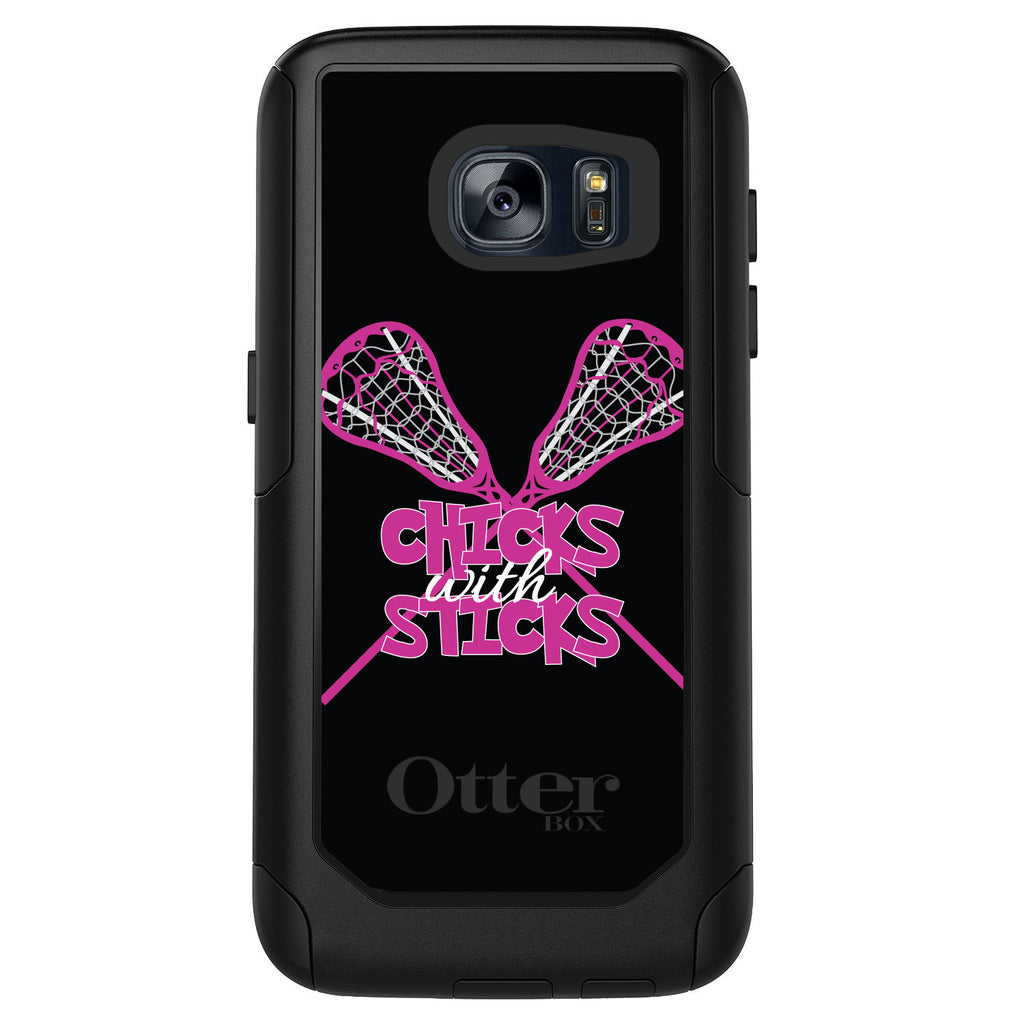Hot Pink Lacrosse, Chicks with Sticks OtterBox Commuter Case for iPhone & Galaxy, view 11