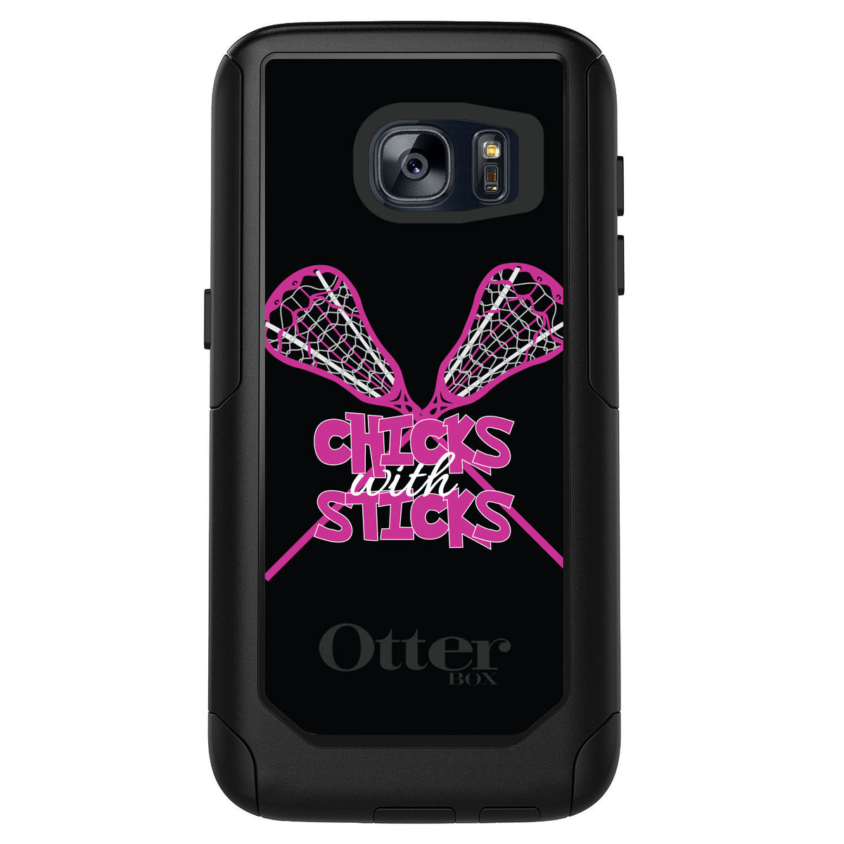 Hot Pink Lacrosse, Chicks with Sticks OtterBox Commuter Case for iPhone & Galaxy, view 11