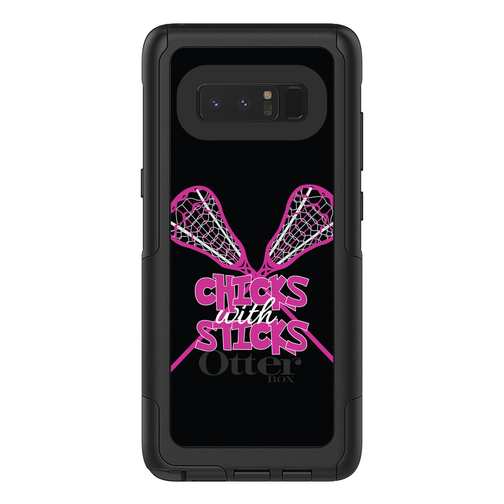 Hot Pink Lacrosse, Chicks with Sticks OtterBox Commuter Case for iPhone & Galaxy, view 16
