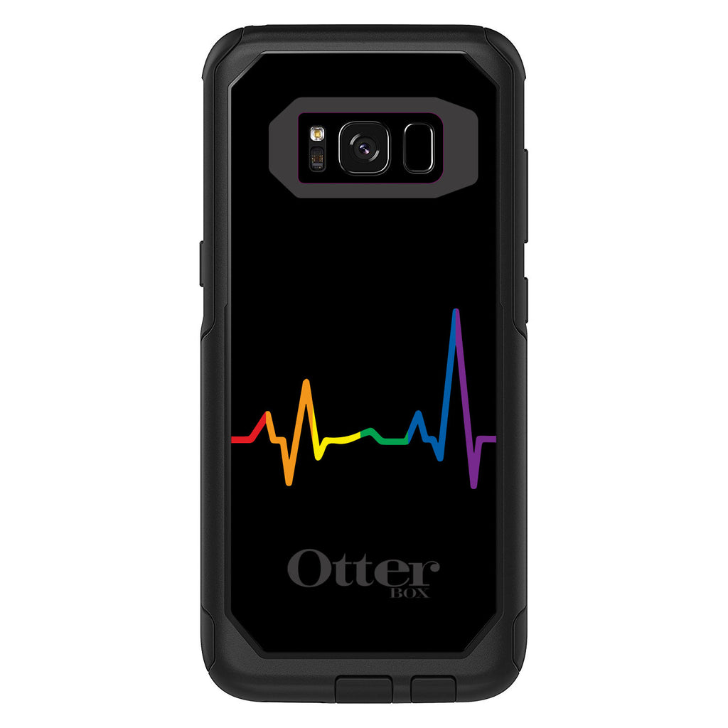 Rainbow Pulse Heart Beat OtterBox Commuter Case for iPhone & Galaxy, view 10