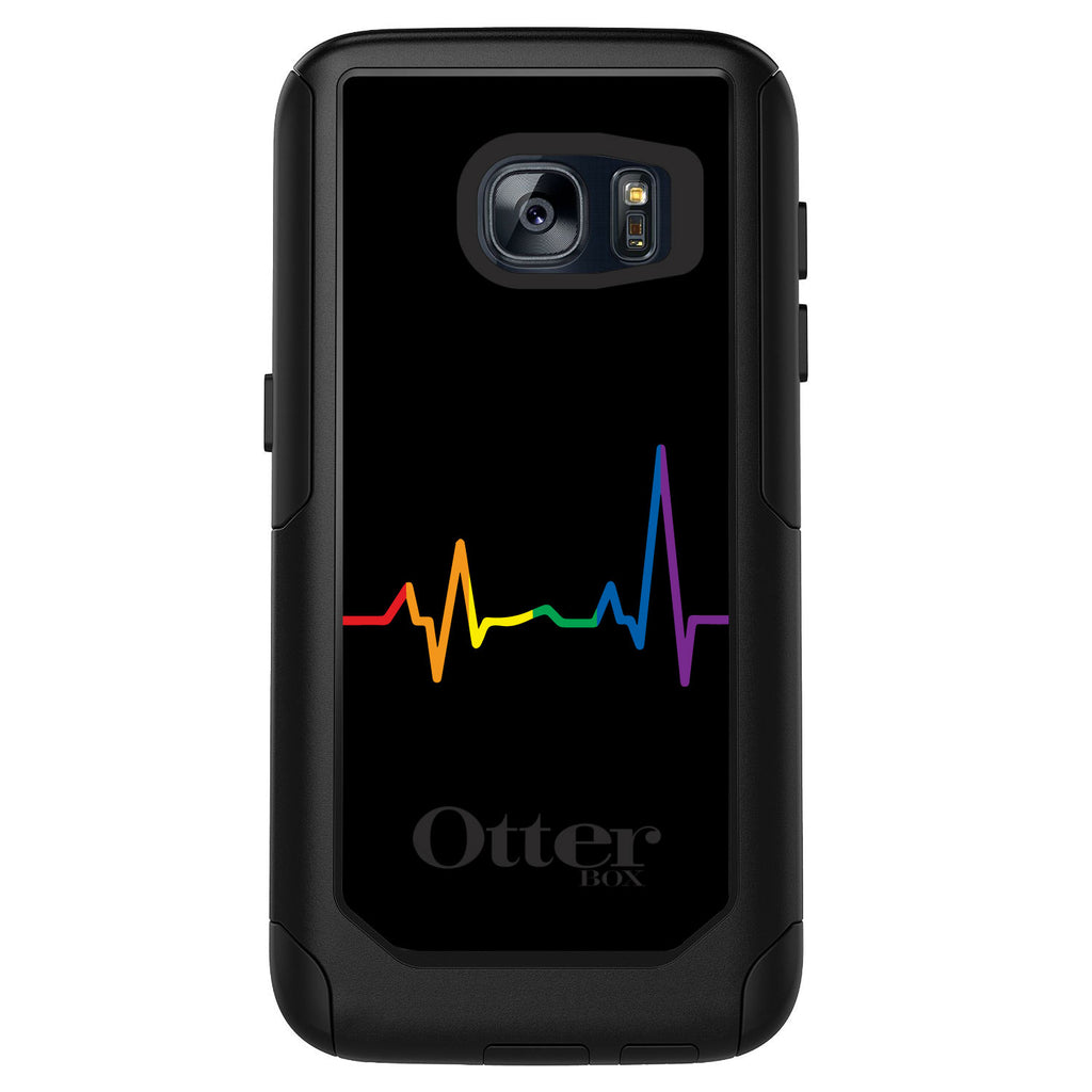 Rainbow Pulse Heart Beat OtterBox Commuter Case for iPhone & Galaxy, view 11