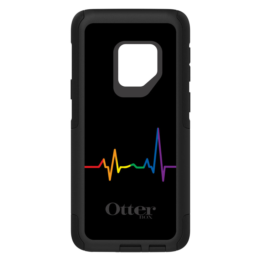 Rainbow Pulse Heart Beat OtterBox Commuter Case for iPhone & Galaxy, view 9