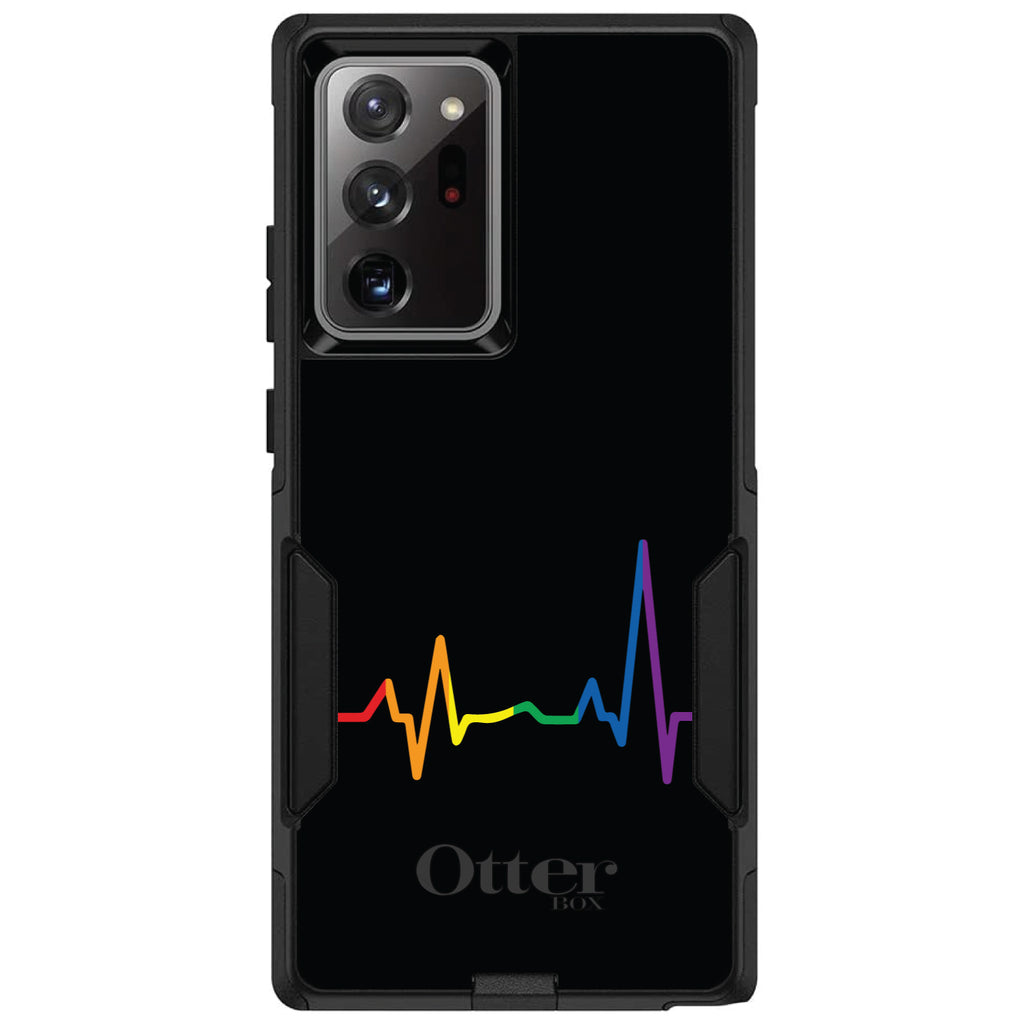 Rainbow Pulse Heart Beat OtterBox Commuter Case for iPhone & Galaxy, view 12