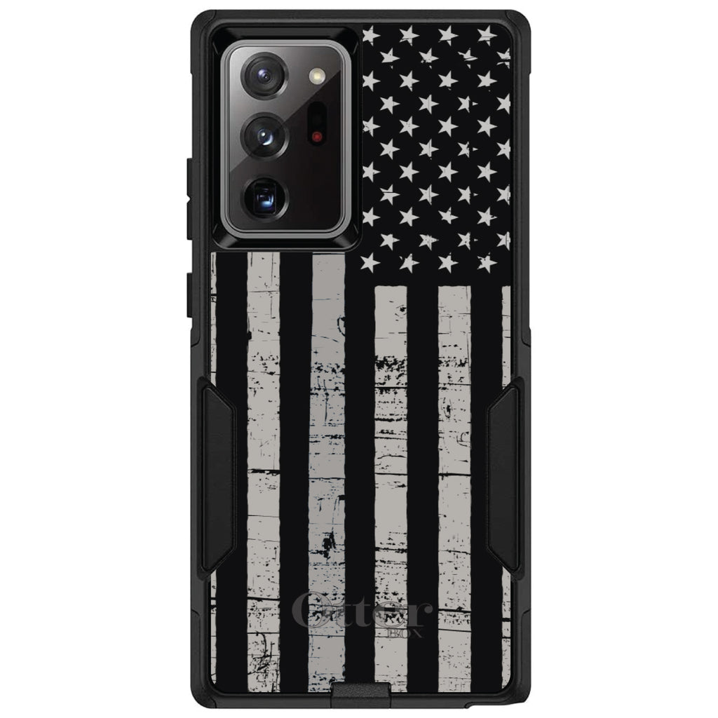 Black Grey US Flag United States OtterBox Commuter Case for iPhone & Galaxy, view 12