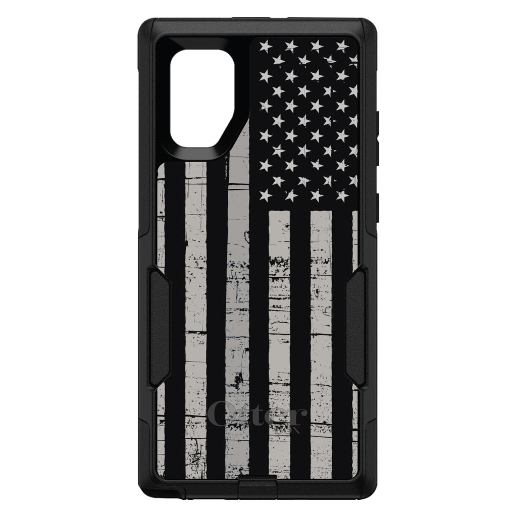 Black Grey US Flag United States OtterBox Commuter Case for iPhone & Galaxy, view 14