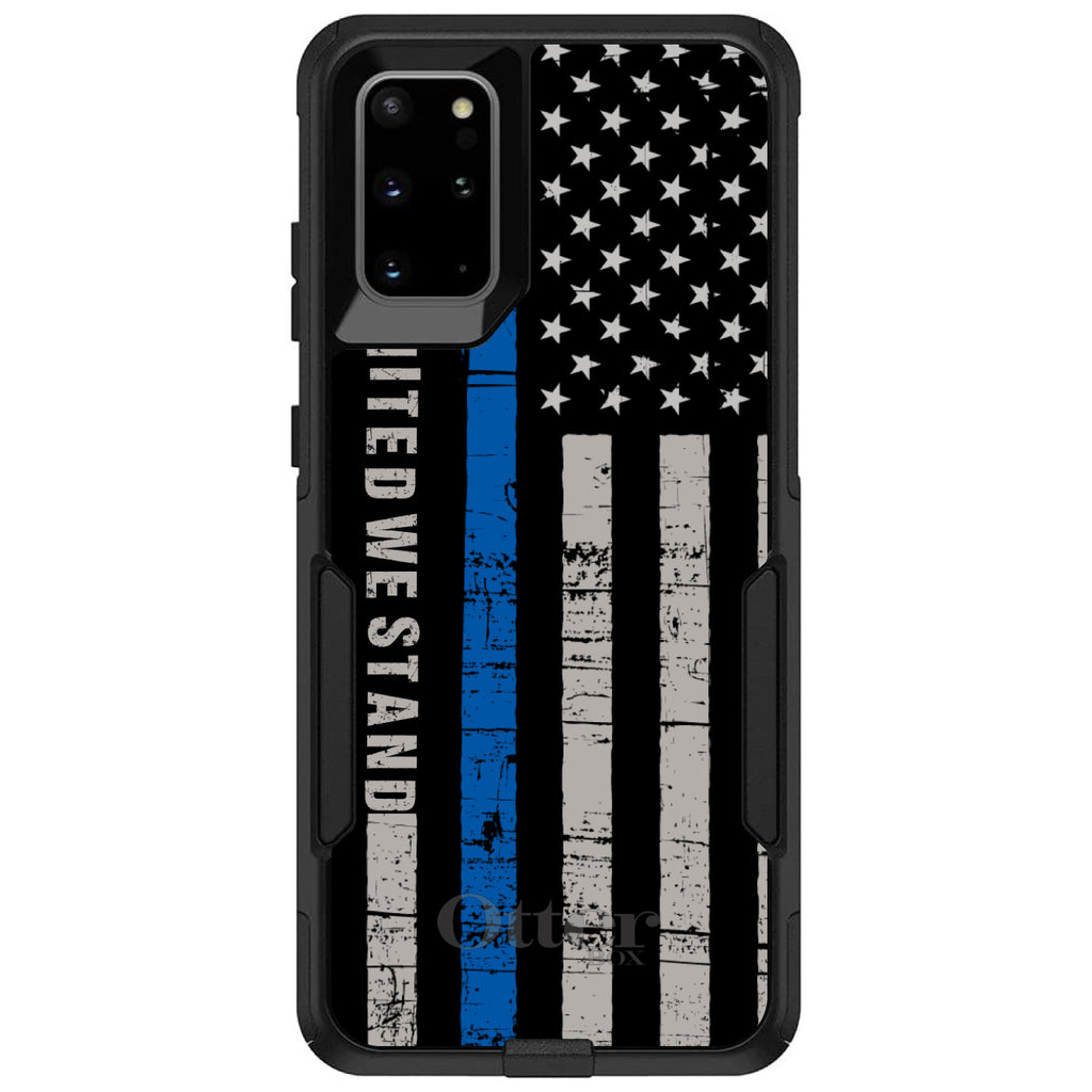 Thin Blue Line US Flag United We Stand OtterBox Commuter Case for iPhone & Galaxy, view 6
