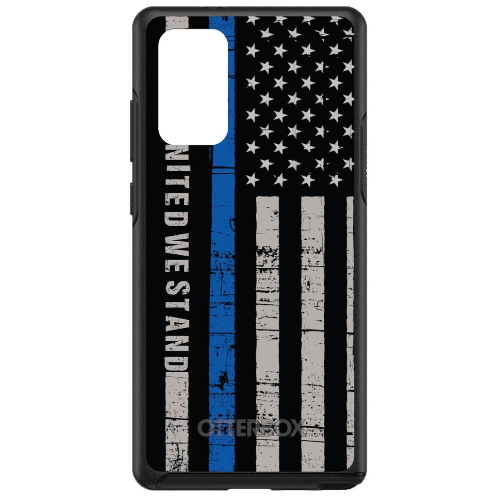 Thin Blue Line US Flag United We Stand OtterBox Symmetry Case for iPhone & Galaxy, view 9