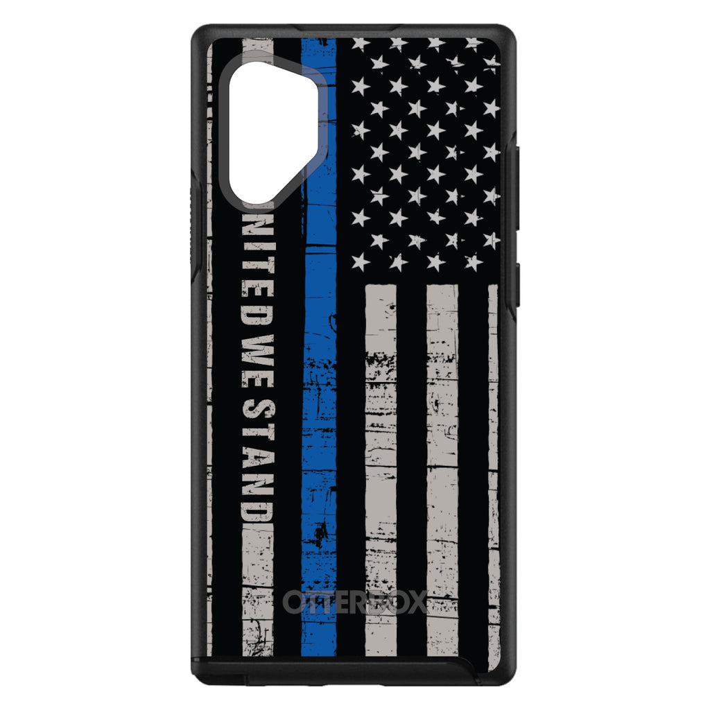 Thin Blue Line US Flag United We Stand OtterBox Symmetry Case for iPhone & Galaxy, view 10