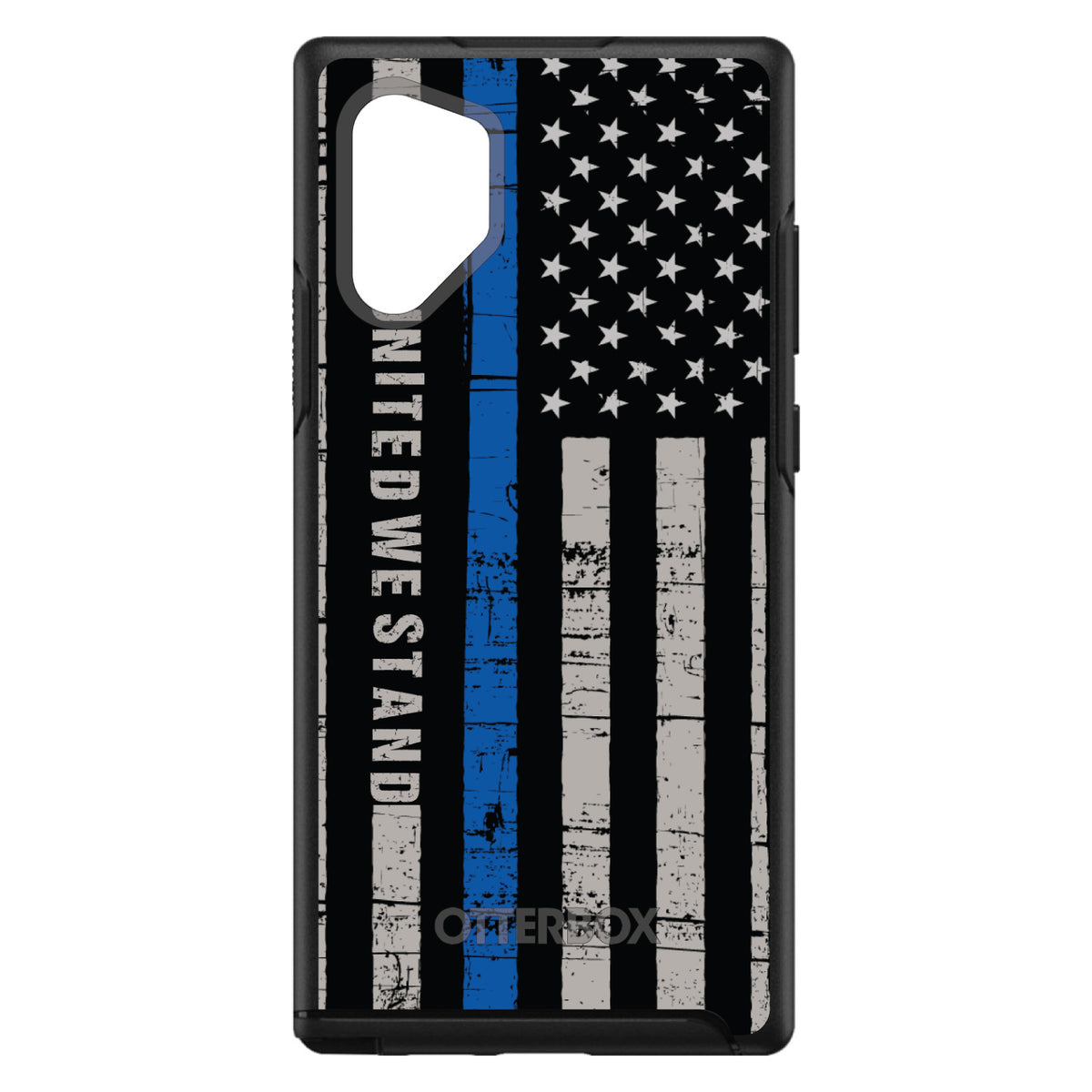 Thin Blue Line US Flag United We Stand OtterBox Symmetry Case for iPhone & Galaxy, view 11