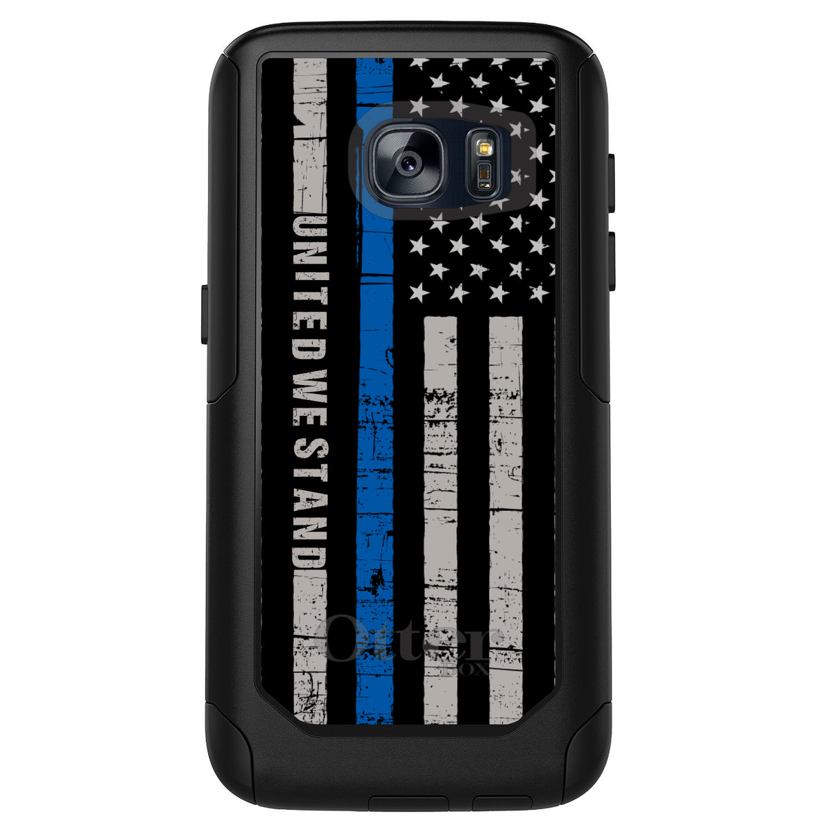 Thin Blue Line US Flag United We Stand OtterBox Commuter Case for iPhone & Galaxy, view 11