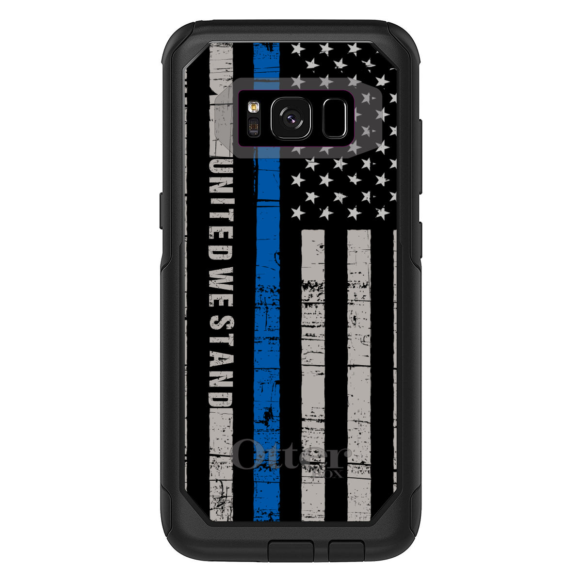 Thin Blue Line US Flag United We Stand OtterBox Commuter Case for iPhone & Galaxy, view 10