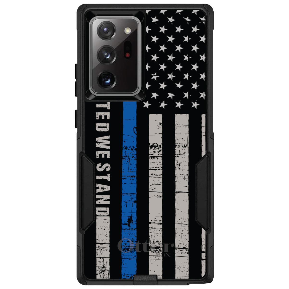 Thin Blue Line US Flag United We Stand OtterBox Commuter Case for iPhone & Galaxy, view 12