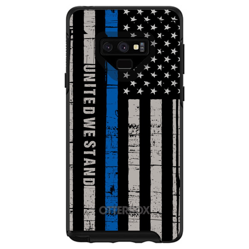 Thin Blue Line US Flag United We Stand OtterBox Symmetry Case for iPhone & Galaxy, view 12