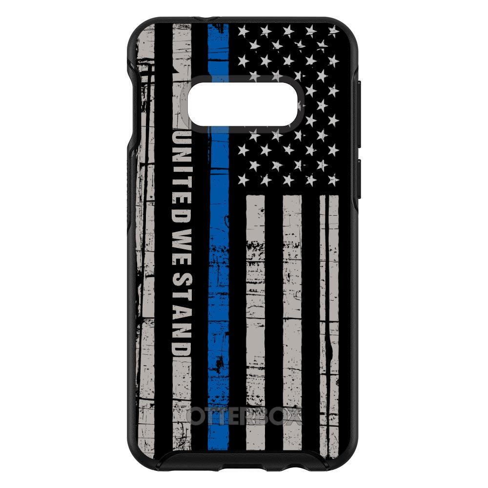 Thin Blue Line US Flag United We Stand OtterBox Symmetry Case for iPhone & Galaxy, view 7