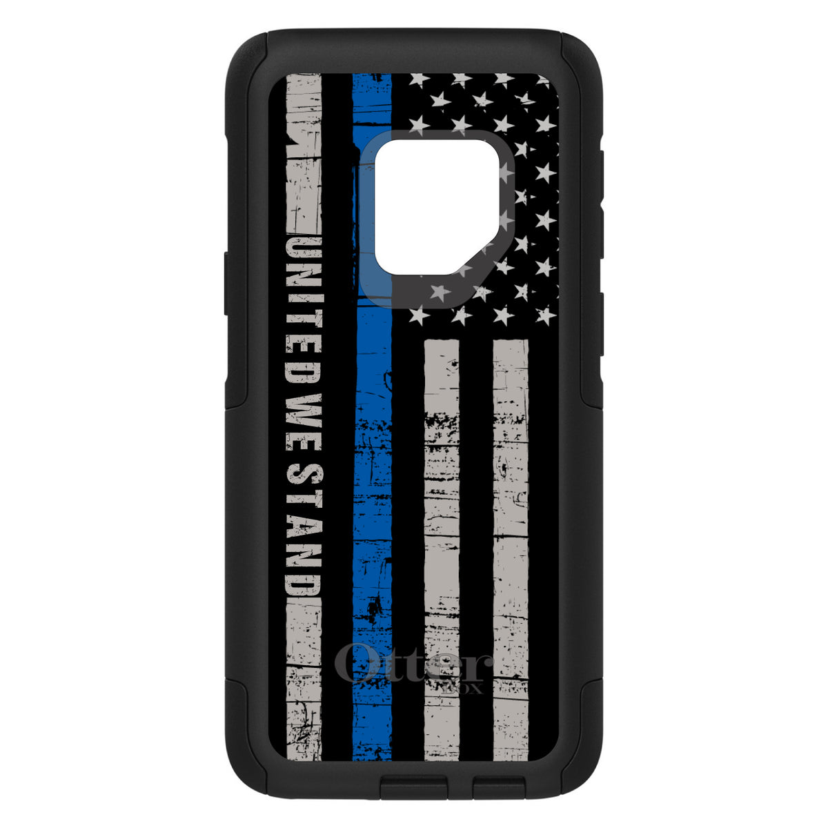 Thin Blue Line US Flag United We Stand OtterBox Commuter Case for iPhone & Galaxy, view 9