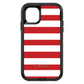 Red & White Bold Stripes OtterBox Defender Case for iPhone & Galaxy, view 2