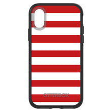 Red & White Bold Stripes OtterBox Symmetry Case for iPhone & Galaxy