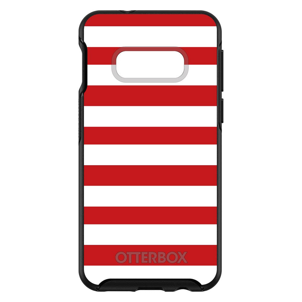 Red & White Bold Stripes OtterBox Symmetry Case for iPhone & Galaxy, view 7