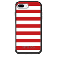 Red & White Bold Stripes OtterBox Symmetry Case for iPhone & Galaxy
