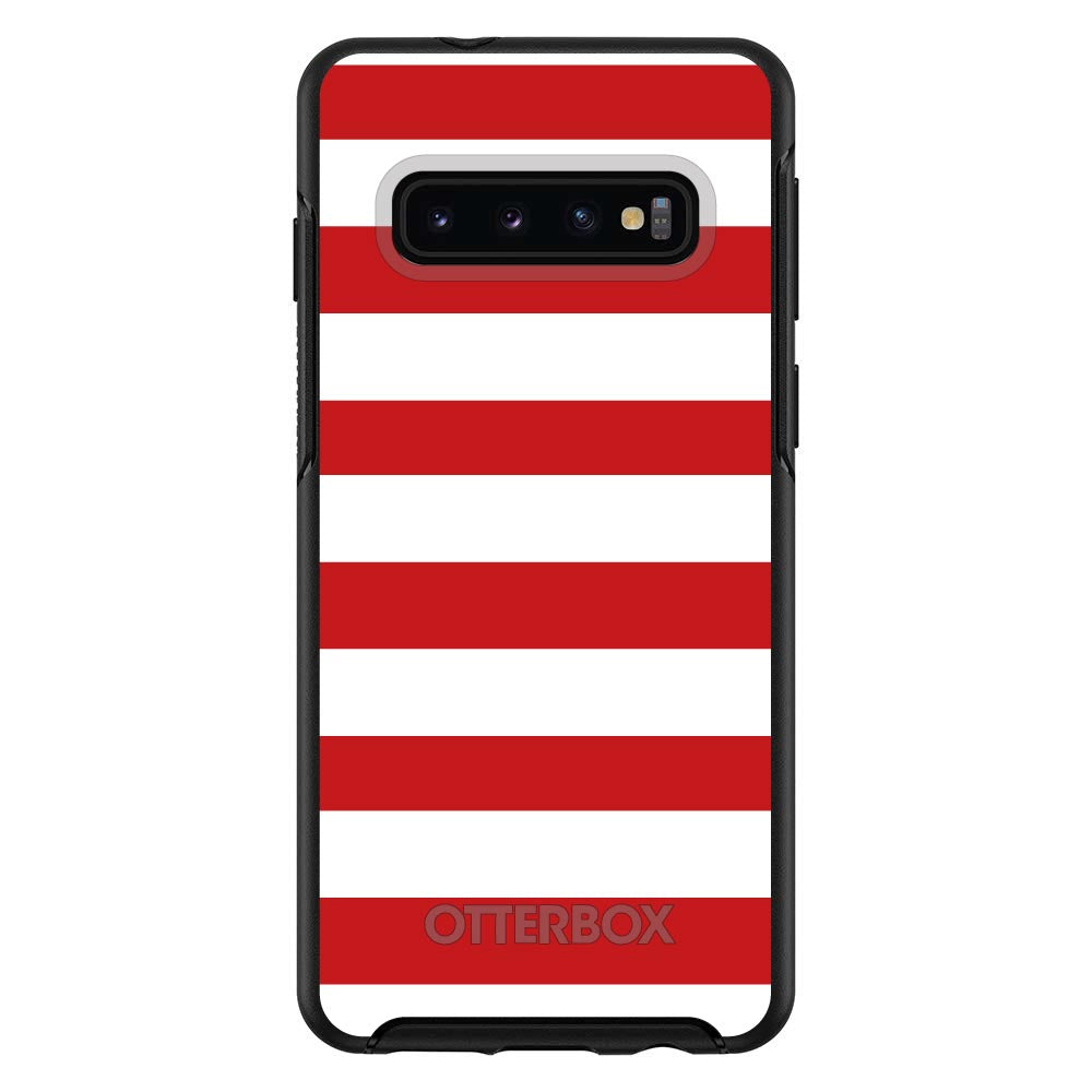 Red & White Bold Stripes OtterBox Symmetry Case for iPhone & Galaxy, view 6