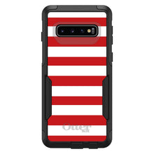 DistinctInk™ OtterBox Commuter Series Case for Apple iPhone or Samsung Galaxy - Red & White Bold Stripes