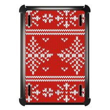 DistinctInk™ OtterBox Defender Series Case for Apple iPad / iPad Pro / iPad Air / iPad Mini - Red White Ugly Christmas Sweater