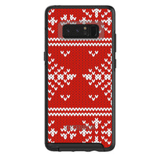 DistinctInk™ OtterBox Symmetry Series Case for Apple iPhone / Samsung Galaxy / Google Pixel - Red White Ugly Christmas Sweater