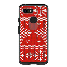 DistinctInk™ OtterBox Symmetry Series Case for Apple iPhone / Samsung Galaxy / Google Pixel - Red White Ugly Christmas Sweater