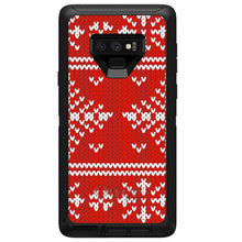 DistinctInk™ OtterBox Defender Series Case for Apple iPhone / Samsung Galaxy / Google Pixel - Red White Ugly Christmas Sweater
