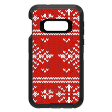 DistinctInk™ OtterBox Defender Series Case for Apple iPhone / Samsung Galaxy / Google Pixel - Red White Ugly Christmas Sweater