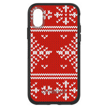 DistinctInk™ OtterBox Symmetry Series Case for Apple iPhone / Samsung Galaxy / Google Pixel - Red White Ugly Christmas Sweater