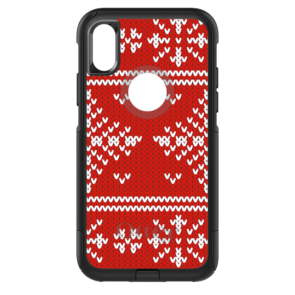 Red White Ugly Christmas Sweater OtterBox Commuter Case for iPhone & Galaxy, view 3