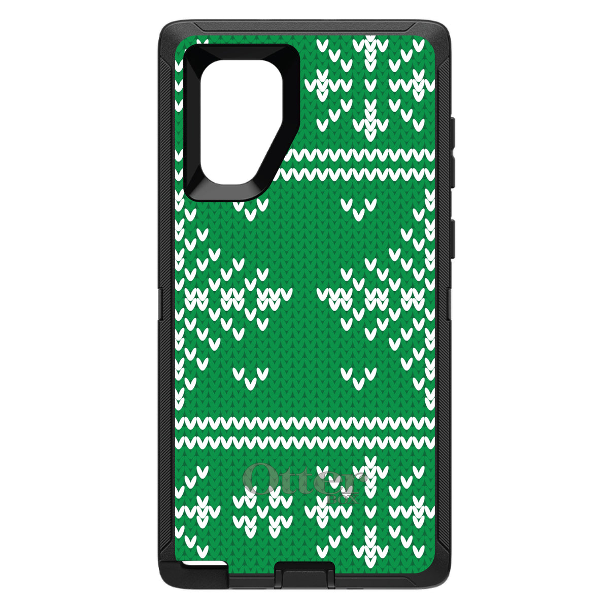 Green White Ugly Christmas Sweater OtterBox Defender Case for iPhone & Galaxy, view 14