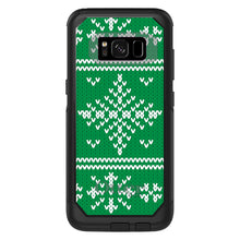 DistinctInk OtterBox Commuter Series Case for Apple iPhone or Samsung Galaxy - Green White Ugly Christmas Sweater