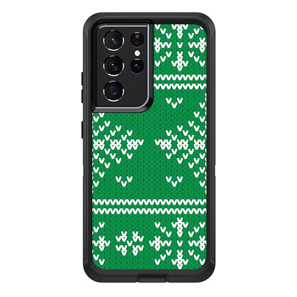 Green White Ugly Christmas Sweater OtterBox Defender Case for iPhone & Galaxy, view 7