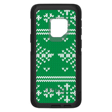 DistinctInk OtterBox Commuter Series Case for Apple iPhone or Samsung Galaxy - Green White Ugly Christmas Sweater