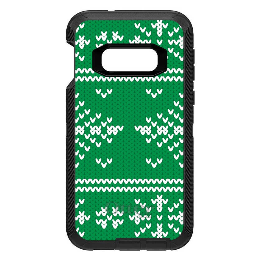 Green White Ugly Christmas Sweater OtterBox Defender Case for iPhone & Galaxy, view 10